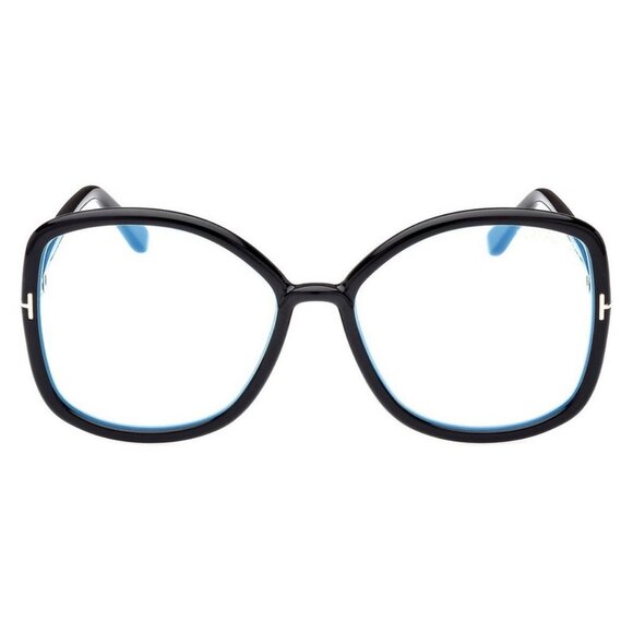 TOM FORD FT5845-001-56 Women Eyeglasses Size 56mm 16mm 135mm Clear Demo Lens NEW